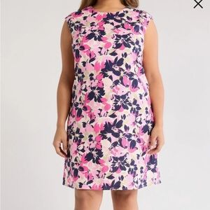 Jones New Yotk Multi Floral Women's Dress Plus Size 1X
